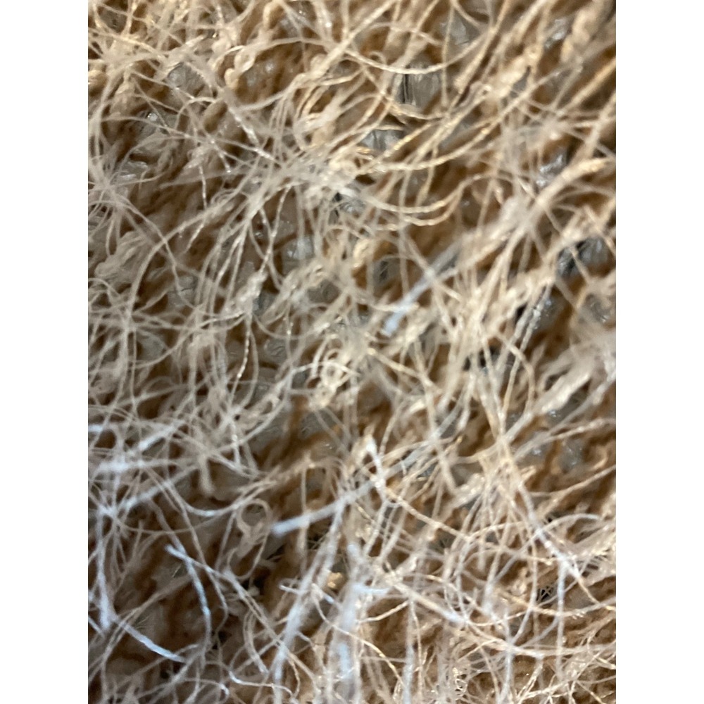 Women's Shaggy Beige Fluffy Long Duster Cardigan Size XS/S - Picture 3 of 8